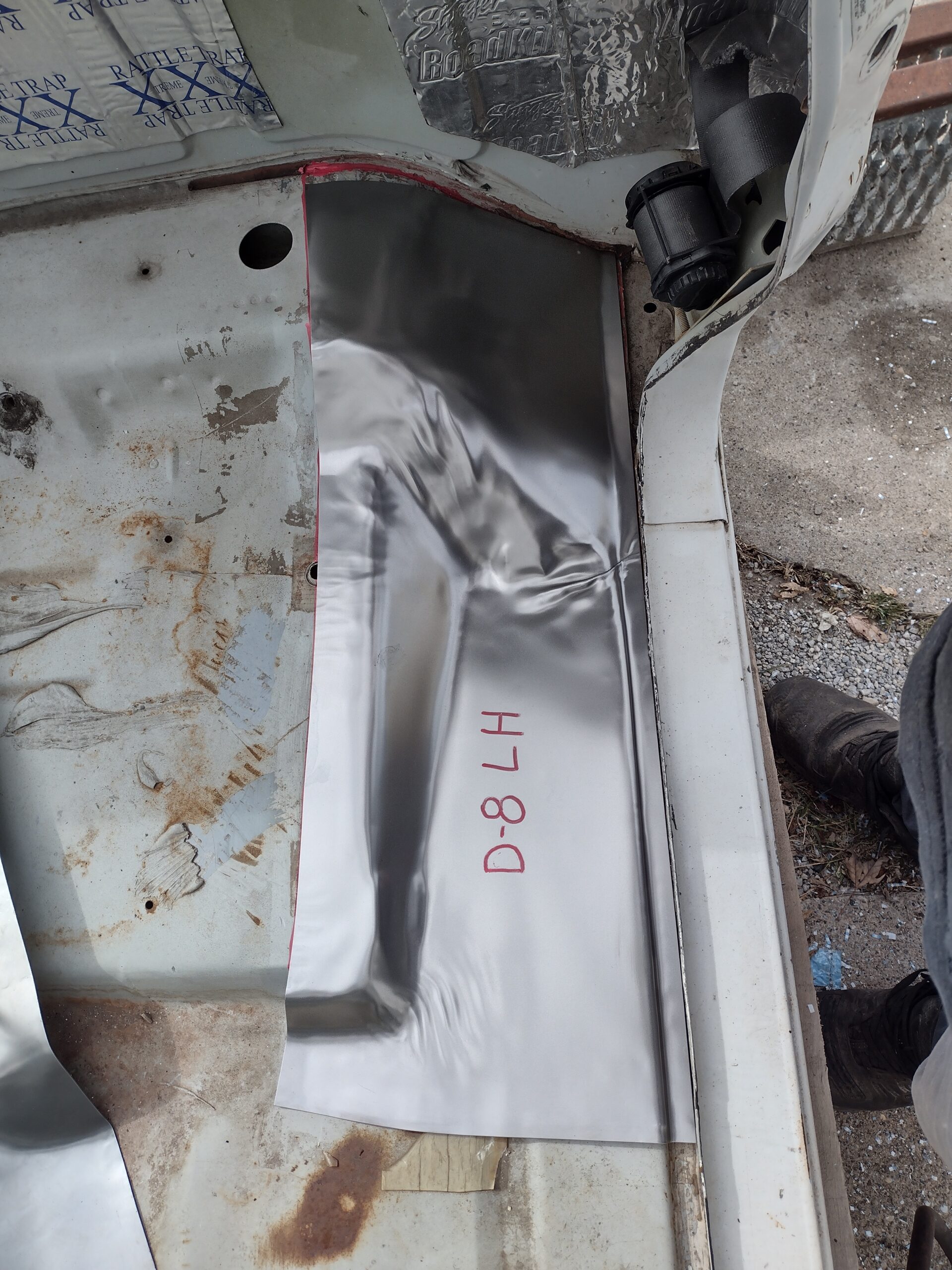 Left Hand Rear 1972-1993 Dodge Truck Floor Patch - Image 7