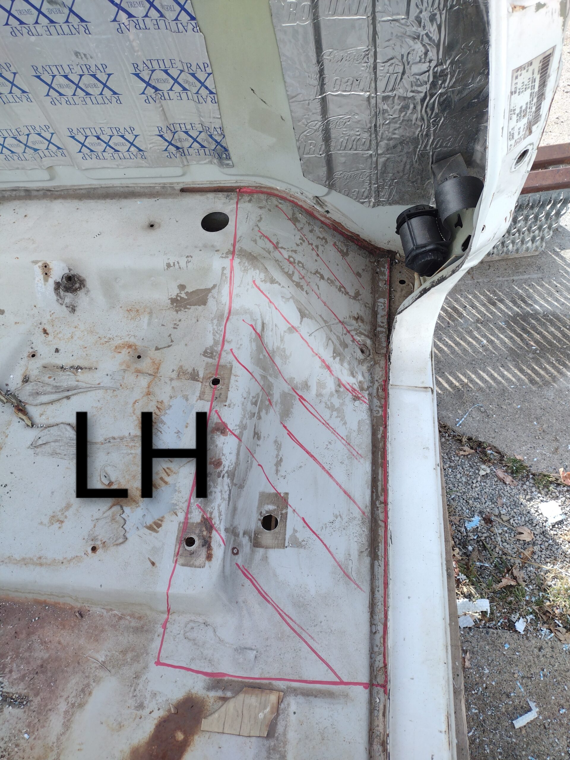 Left Hand Rear 1972-1993 Dodge Truck Floor Patch - Image 6